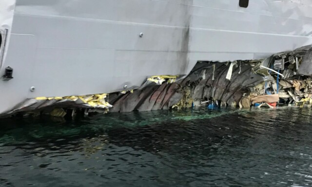 Dramaet på KNM «Helge Ingstad»: - Måtte slutte å rope for å svelge unna sjøvann
